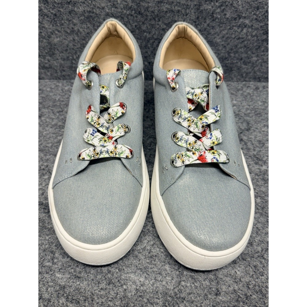 NWOB…Womens Aerosoles Term Paper Sneakers Denim Size 9